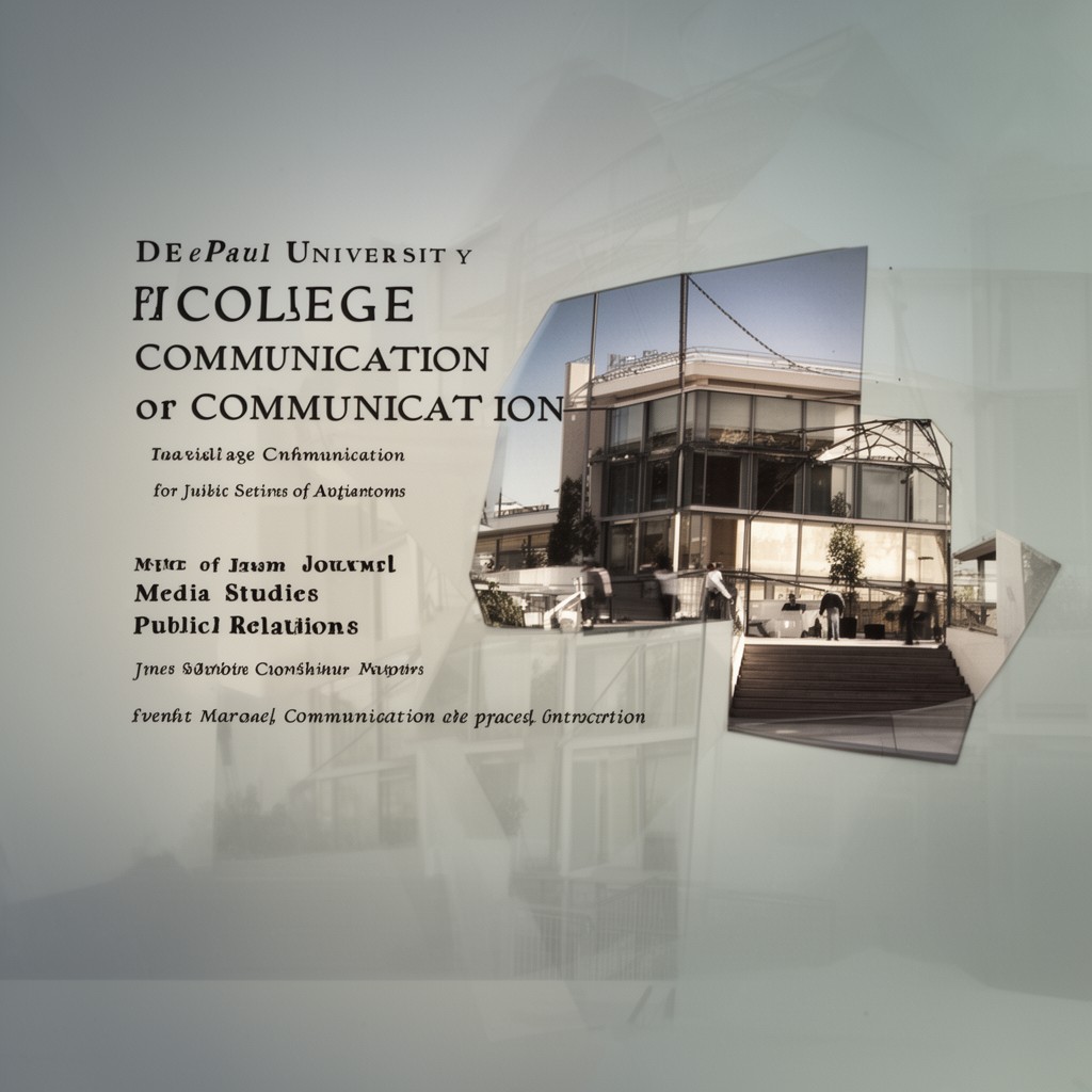 AI-generated illustration of College of Communication