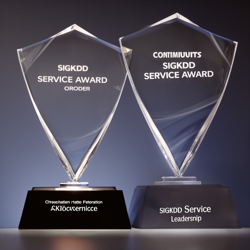AI-generated illustration of SIGKDD Service Award