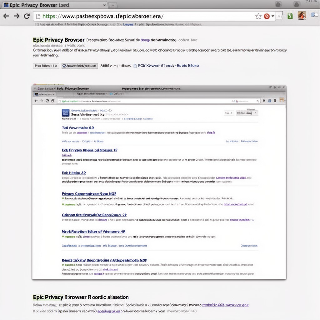 AI-generated illustration of Epic Privacy Browser