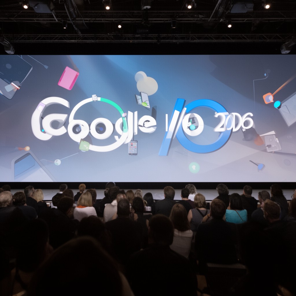 AI-generated illustration of Google I/O 2016