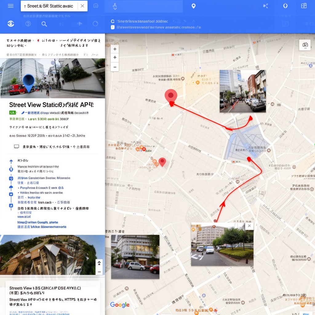 AI-generated illustration of Street View Static API