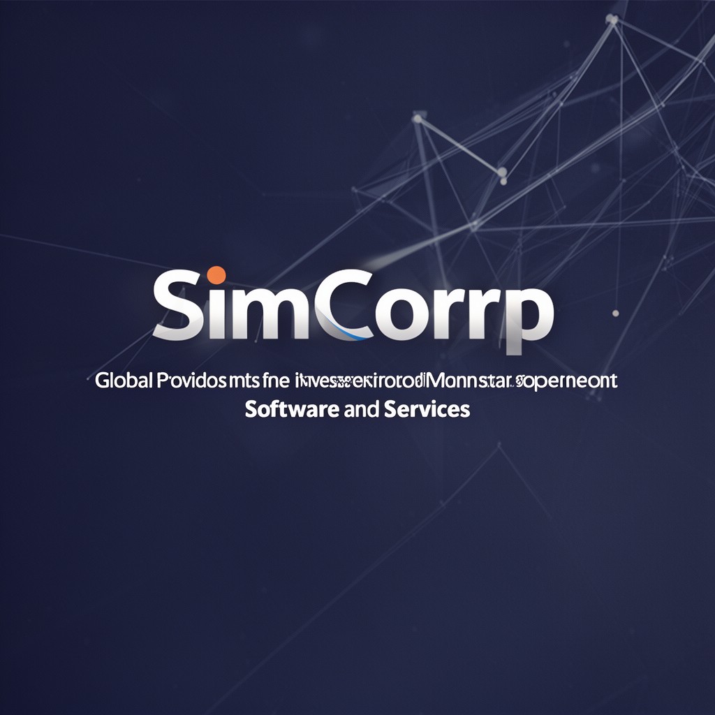 AI-generated illustration of SimCorp