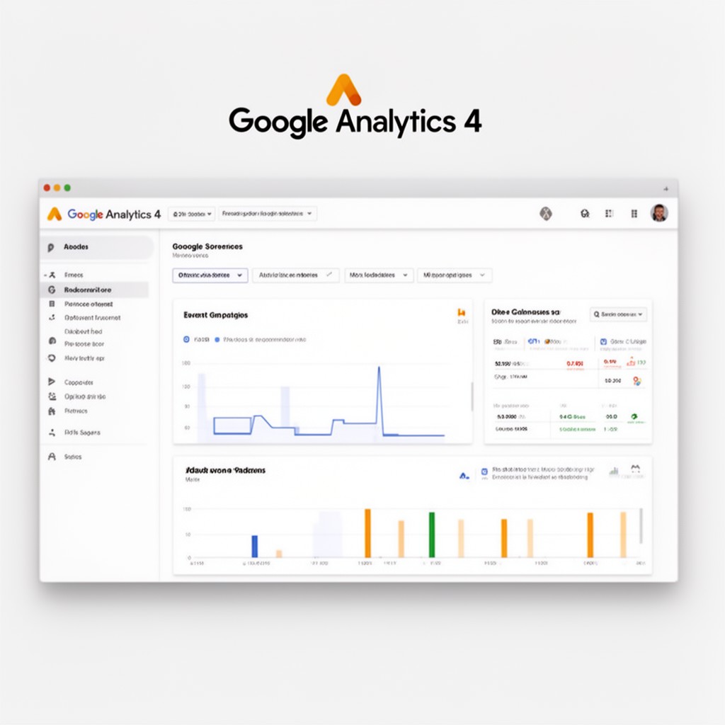 AI-generated illustration of Google Analytics 4