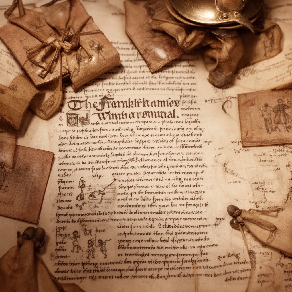AI-generated illustration of Frankish annals