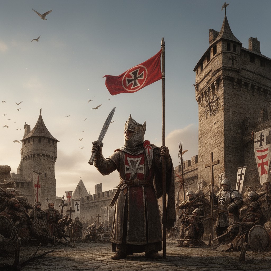 AI-generated illustration of Teutonic Order