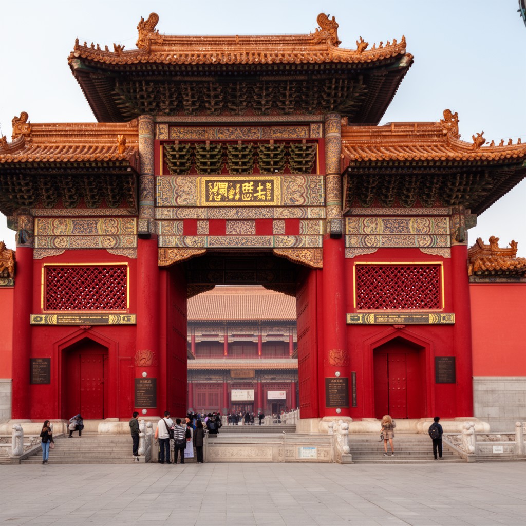 AI-generated illustration of Great Red Gate