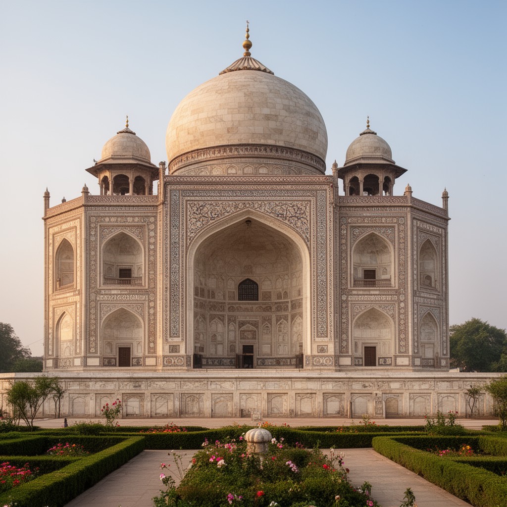 AI-generated illustration of Tomb of Jahangir, Lahore