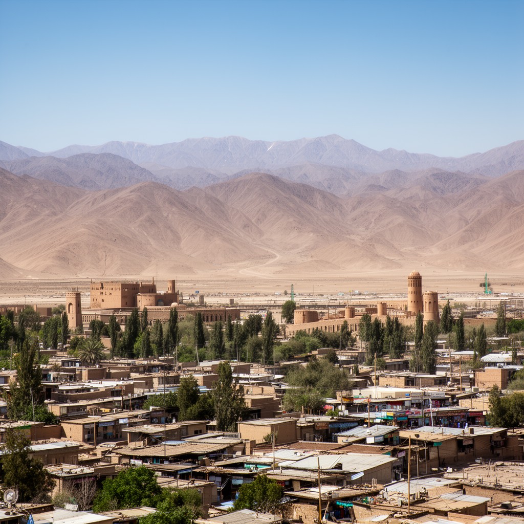 AI-generated illustration of Kandahar