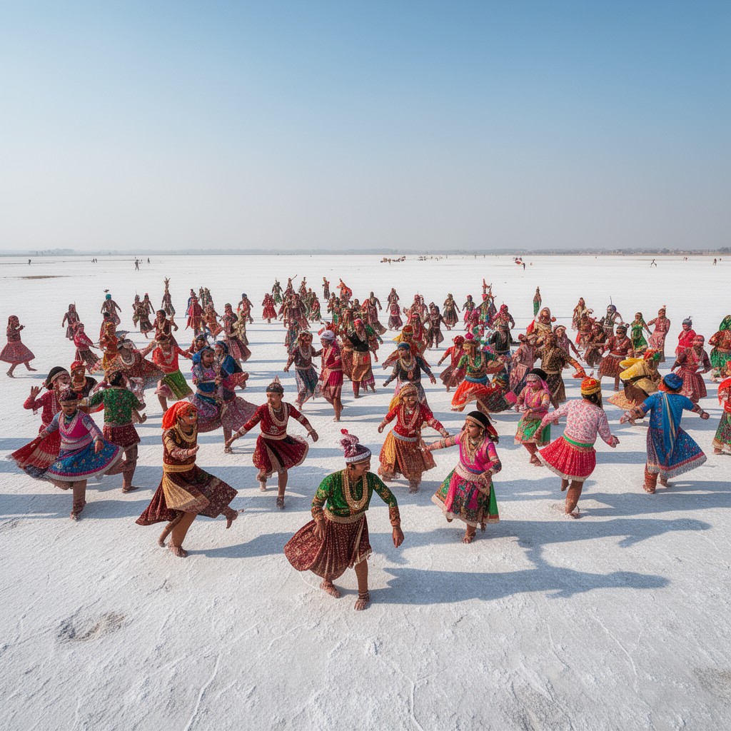 AI-generated illustration of Rann Utsav