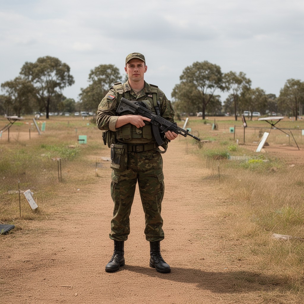 AI-generated illustration of Lieutenant (Australian Army)