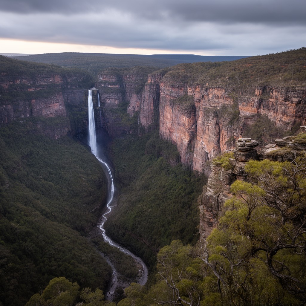 AI-generated illustration of Govetts Leap