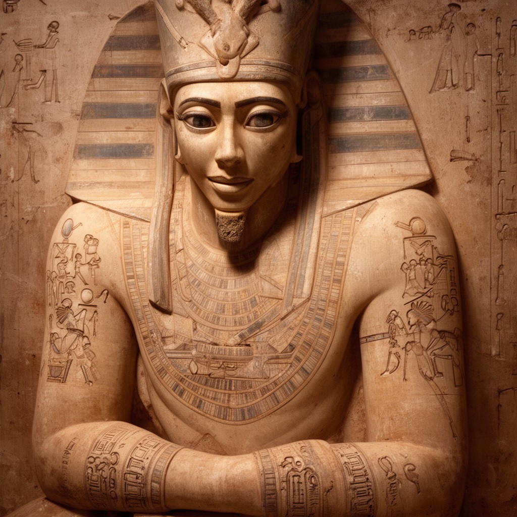AI-generated illustration of Ramesses II