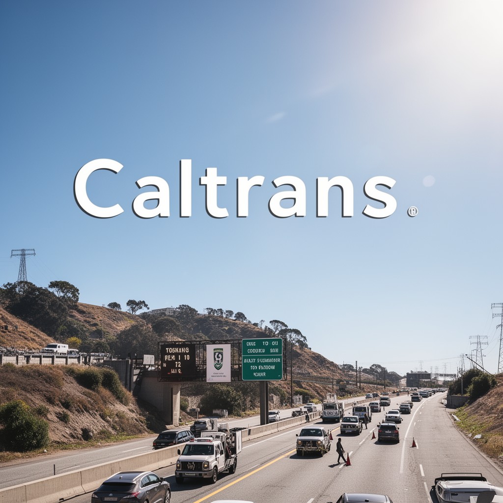 AI-generated illustration of Caltrans