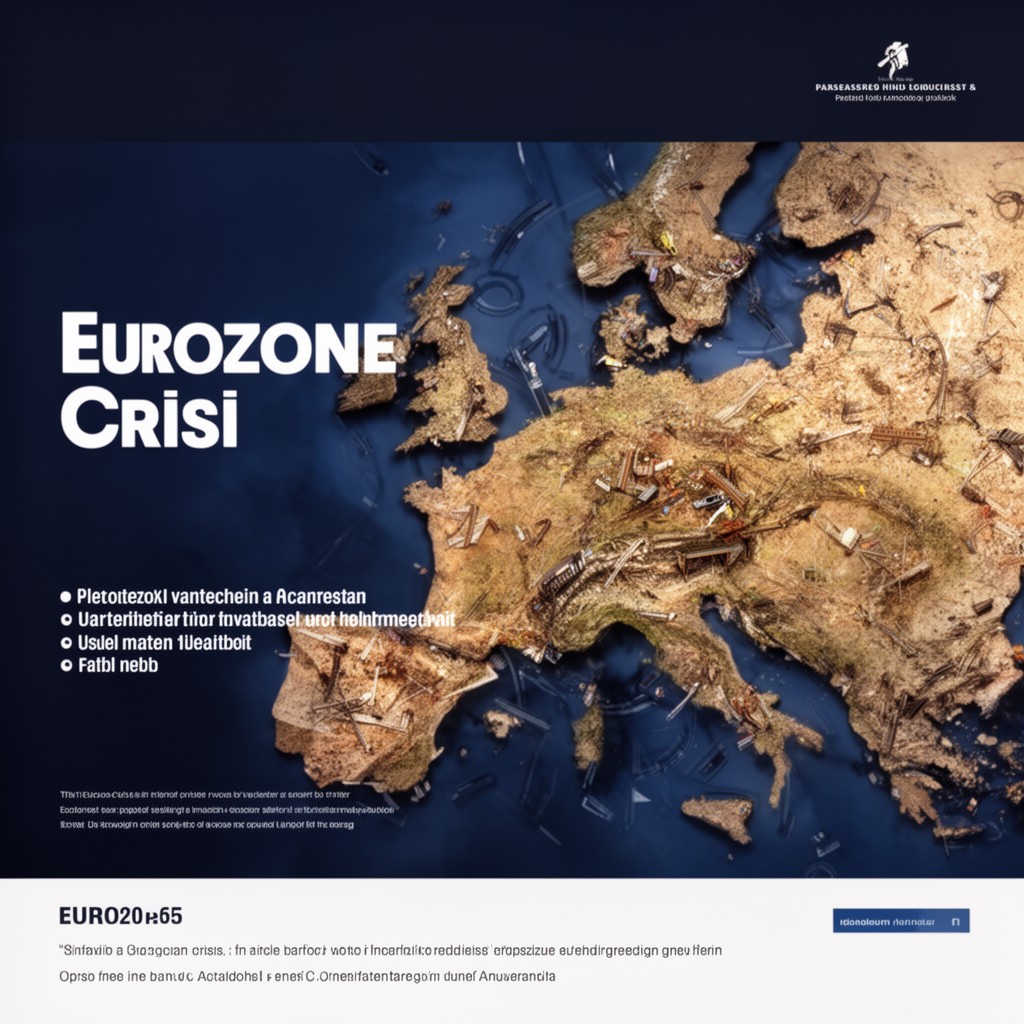 AI-generated illustration of Eurozone crisis