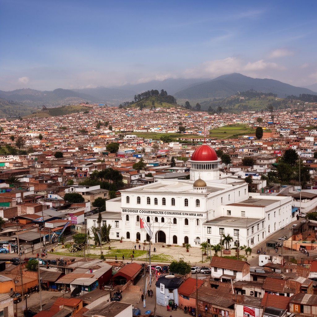 AI-generated illustration of Borough government of Milpa Alta