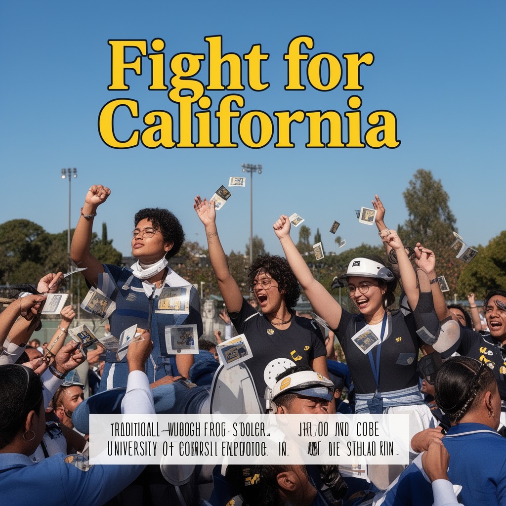 AI-generated illustration of Fight for California