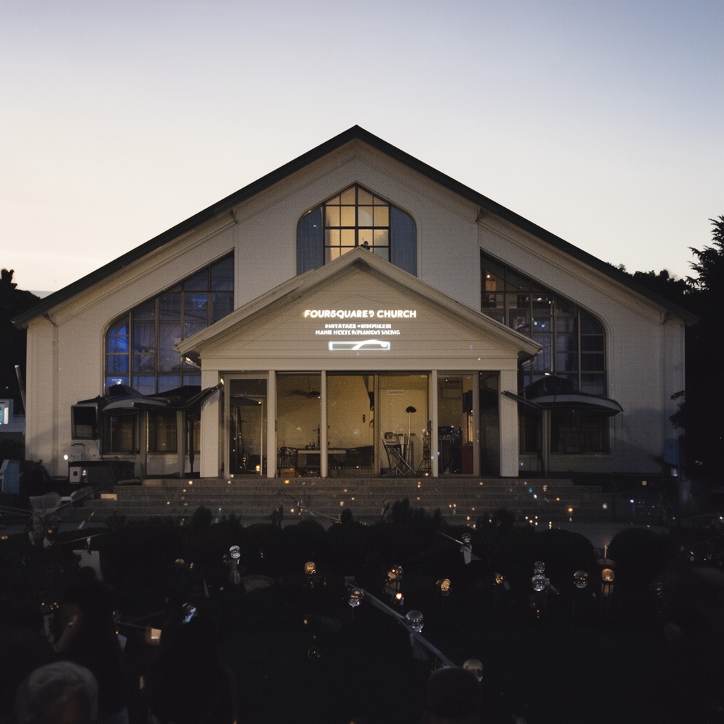 AI-generated illustration of Foursquare Church