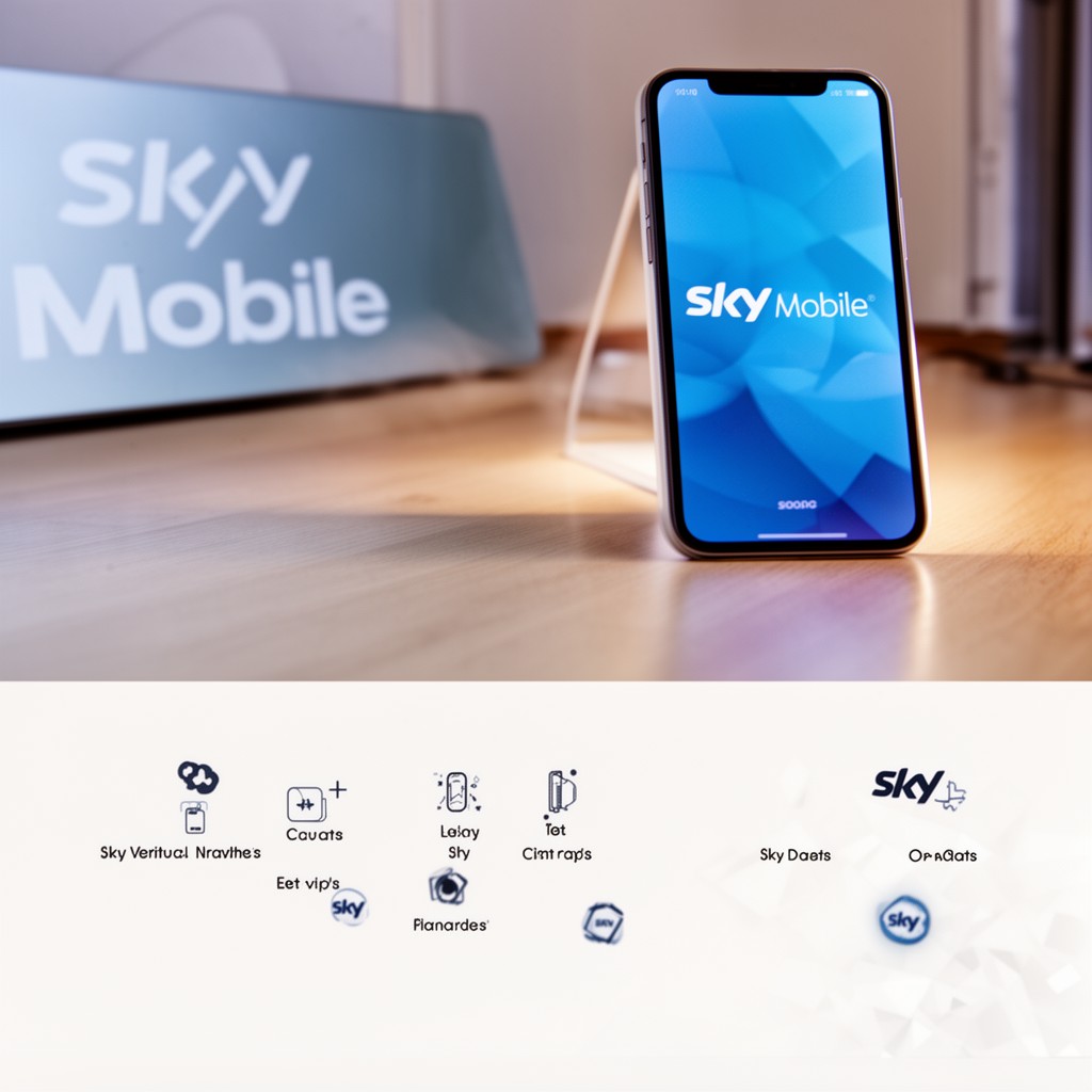 AI-generated illustration of Sky Mobile