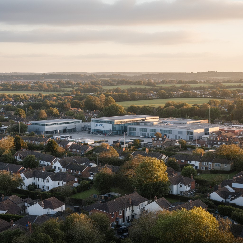 AI-generated illustration of Hook, Hampshire