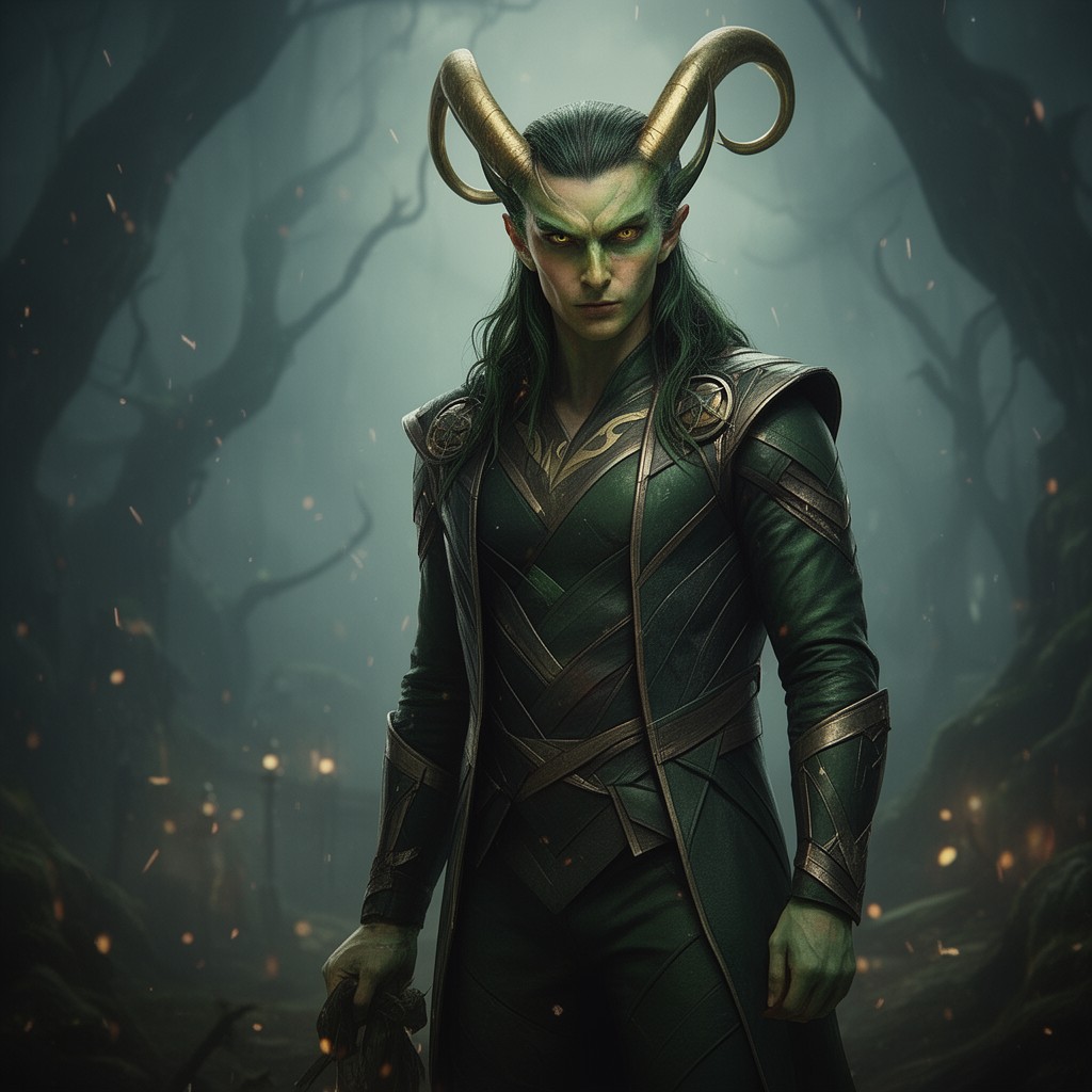 AI-generated illustration of Loki