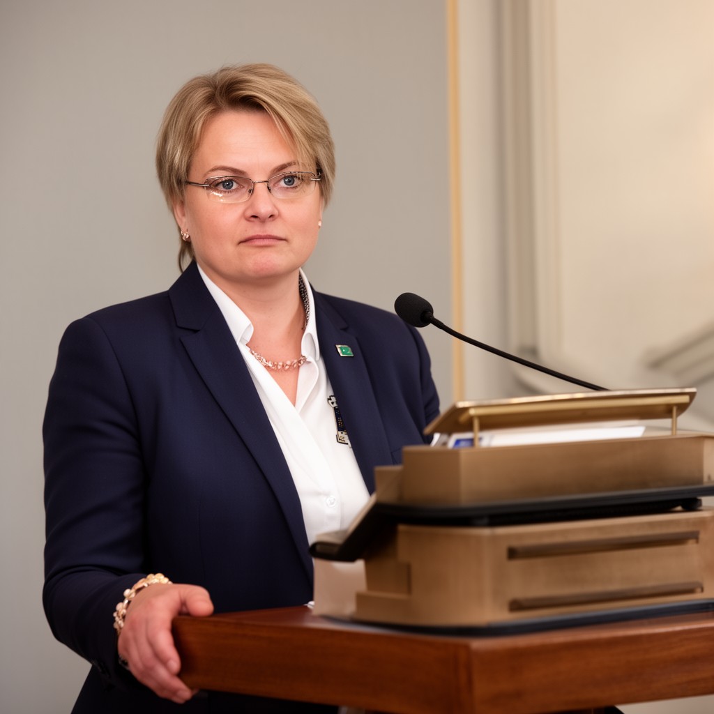 AI-generated illustration of Minister of Justice of Finland