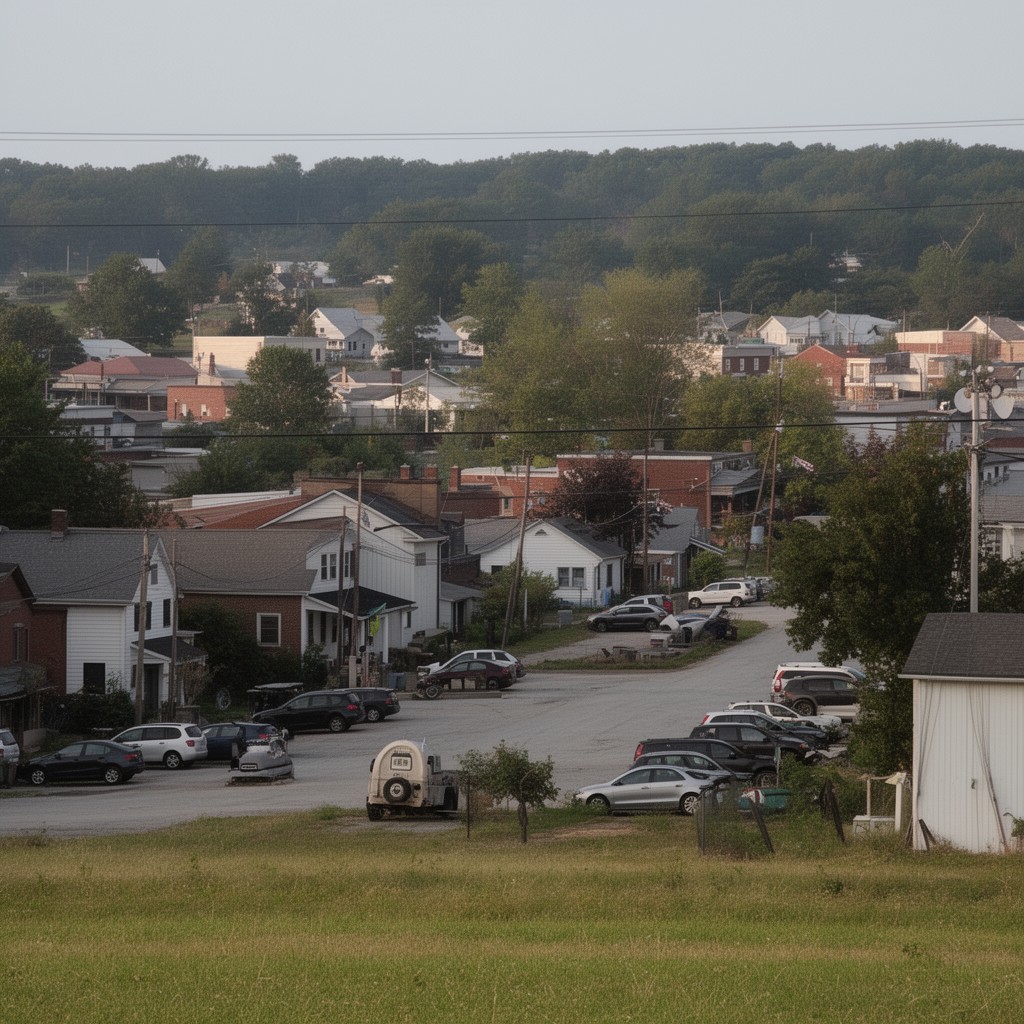 AI-generated illustration of Cadiz, Ohio, United States