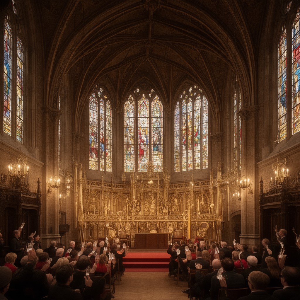 AI-generated illustration of Ridderzaal