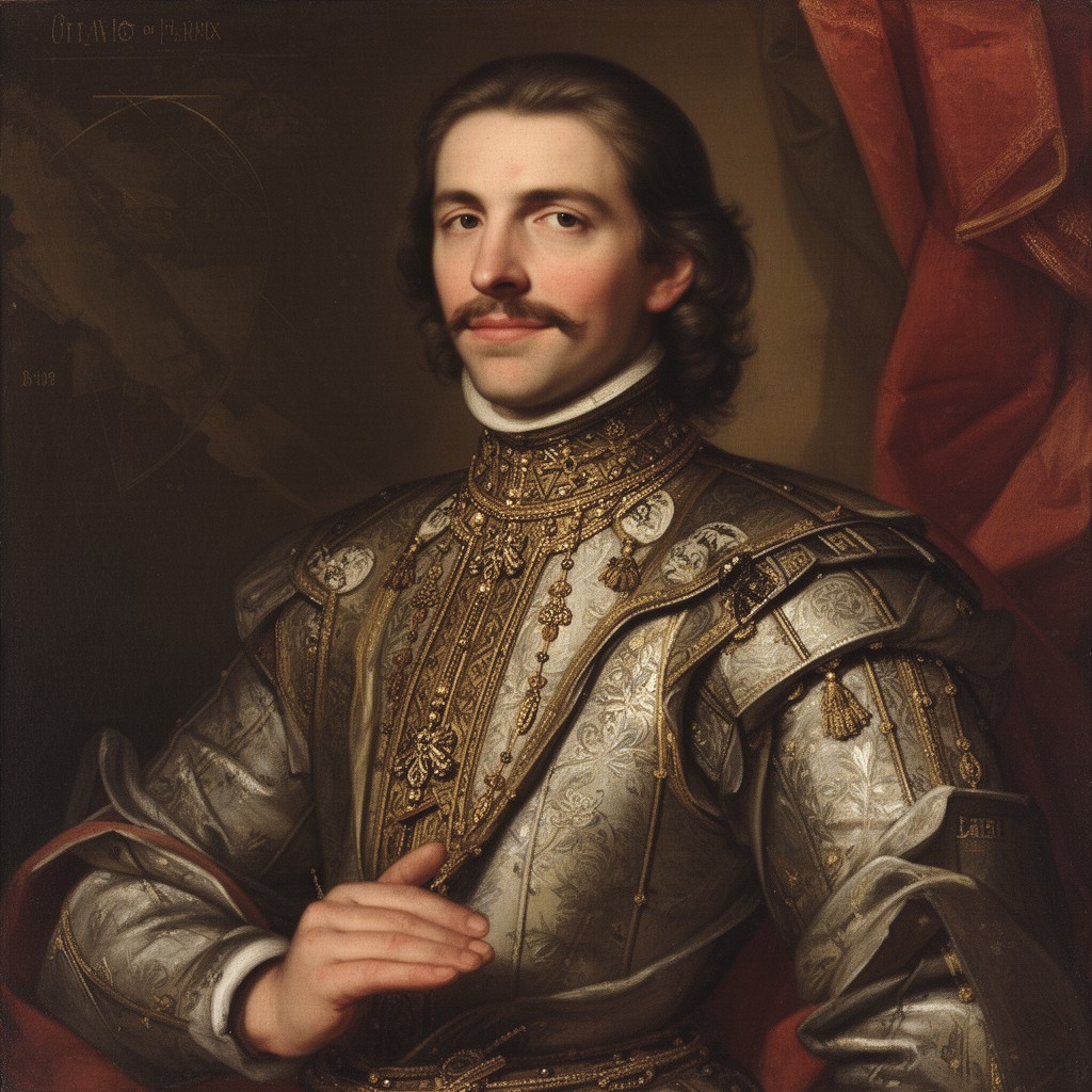 AI-generated illustration of Ottavio Farnese, Duke of Parma