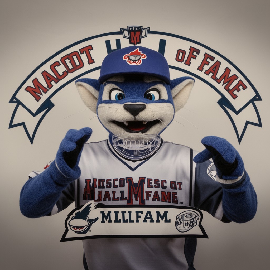 AI-generated illustration of Mascot Hall of Fame inductee