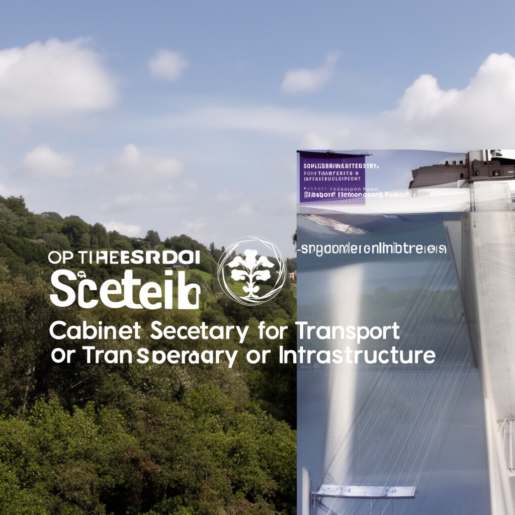 AI-generated illustration of Cabinet Secretary for Transport or Infrastructure (title may vary over time)