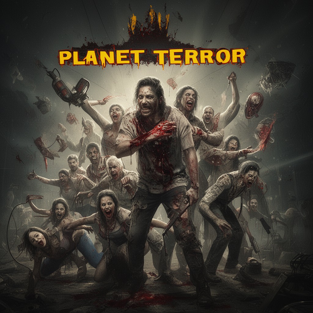 AI-generated illustration of Planet Terror