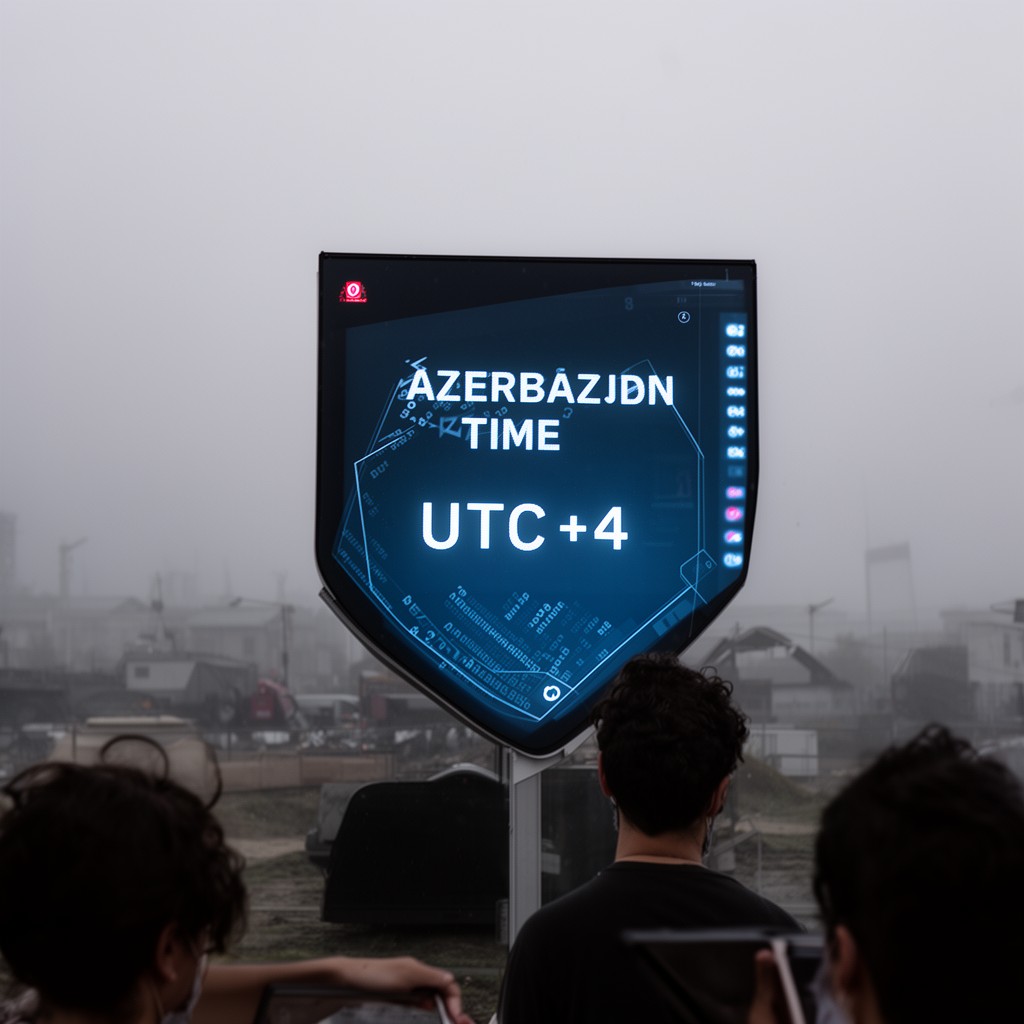 AI-generated illustration of Azerbaijan Time