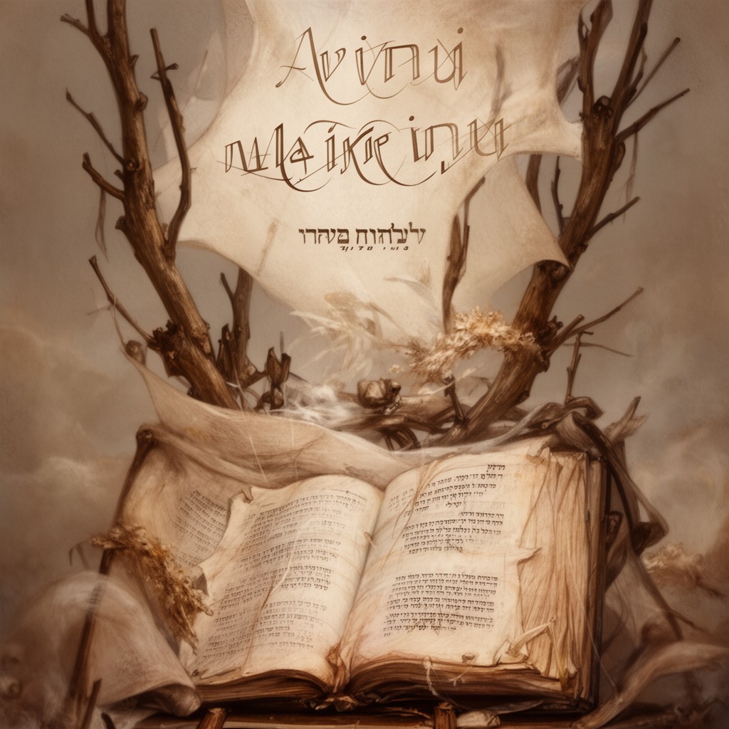 AI-generated illustration of Avinu Malkeinu