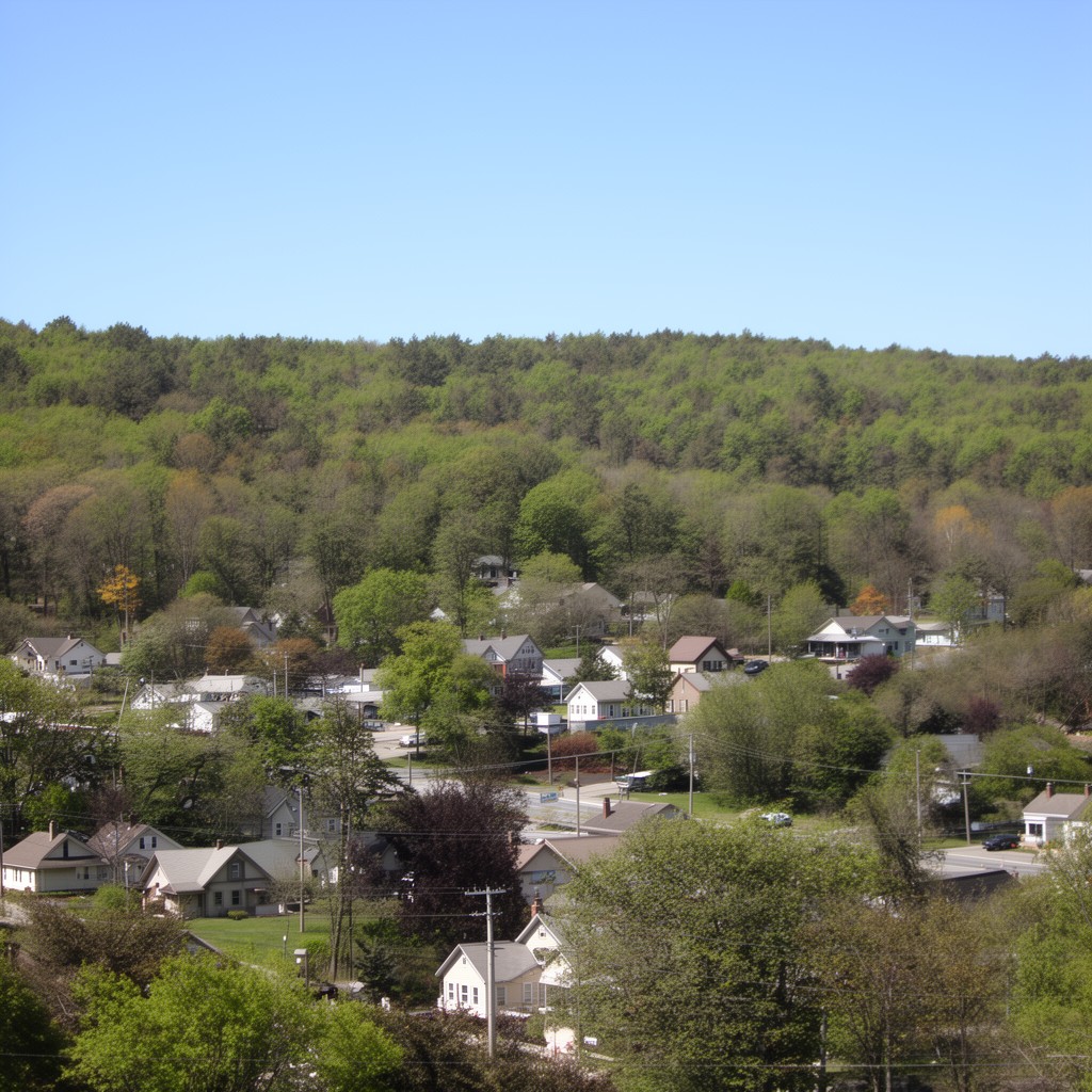 AI-generated illustration of Village of Unionville, New York