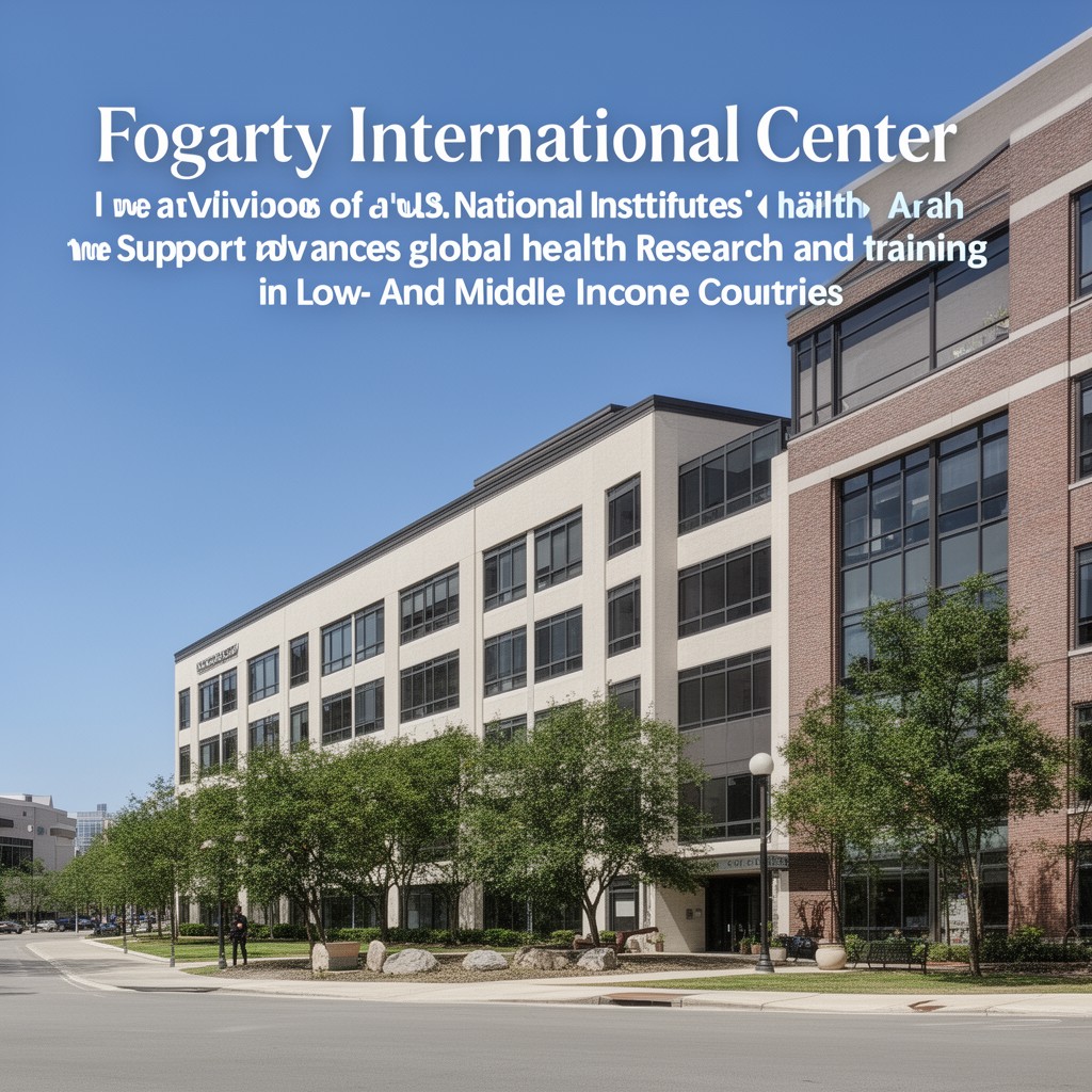 AI-generated illustration of Fogarty International Center