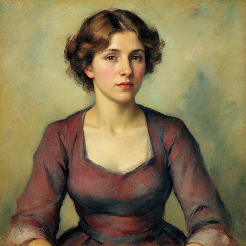 AI-generated illustration of Hortense Fiquet