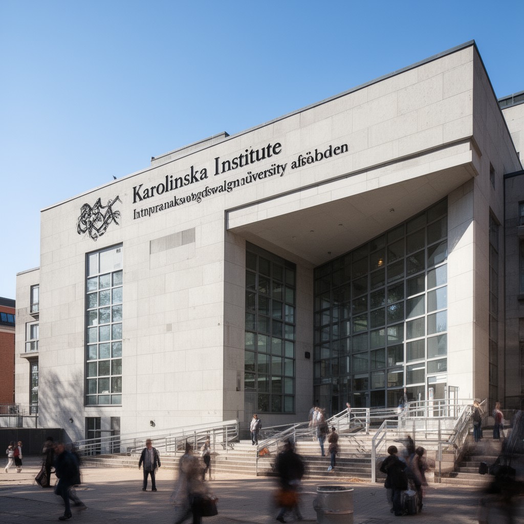 AI-generated illustration of Karolinska Institute