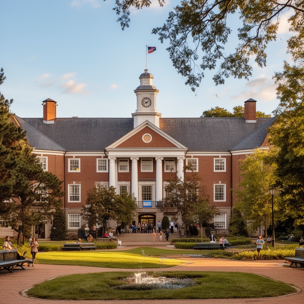 AI-generated illustration of Hood College