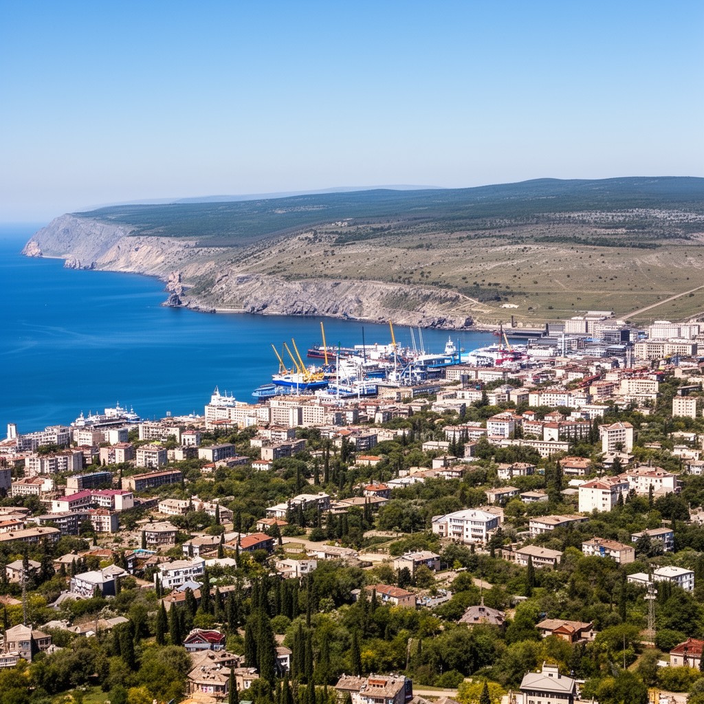 AI-generated illustration of Eastern Crimea