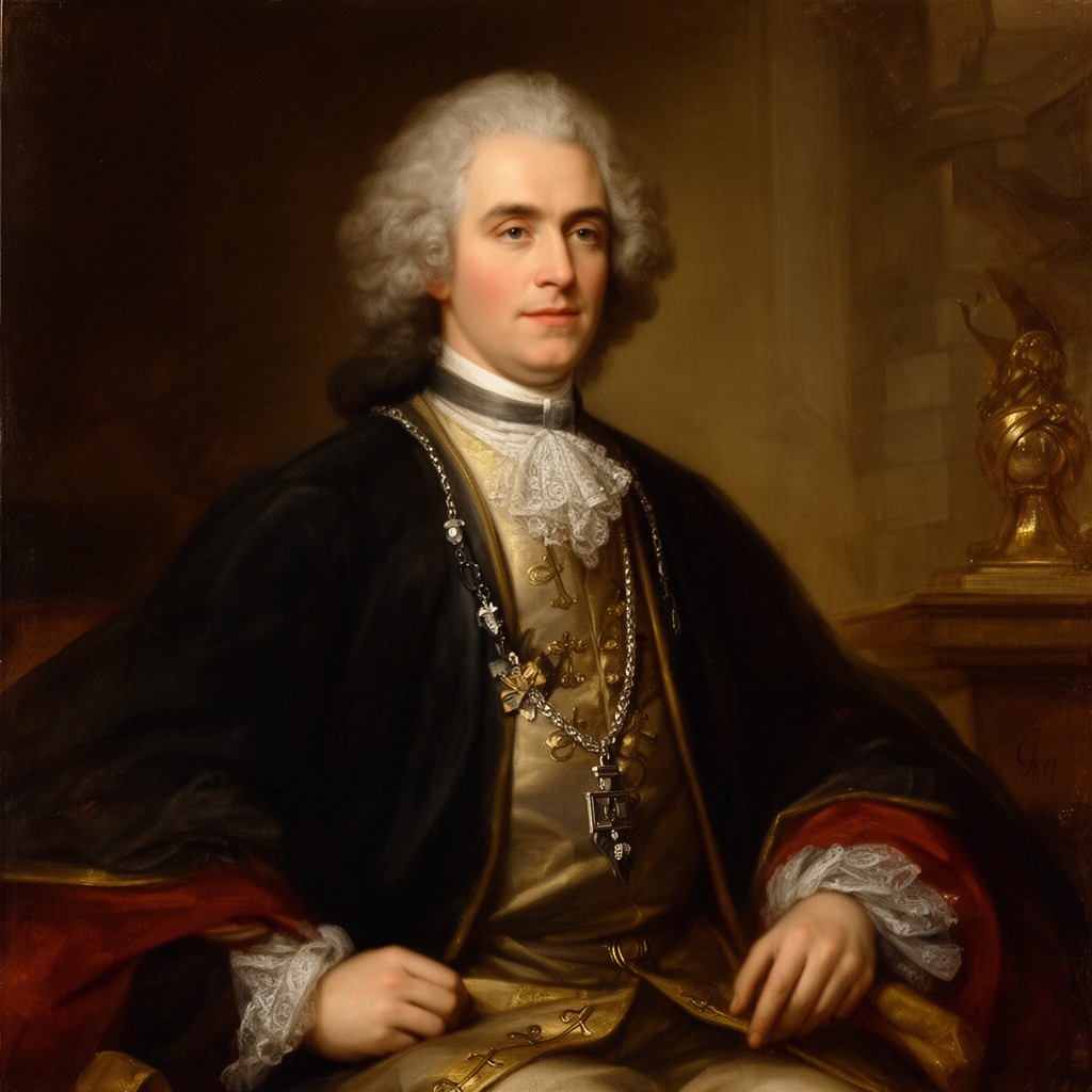 AI-generated illustration of John Sheffield, 1st Duke of Buckingham and Normanby
