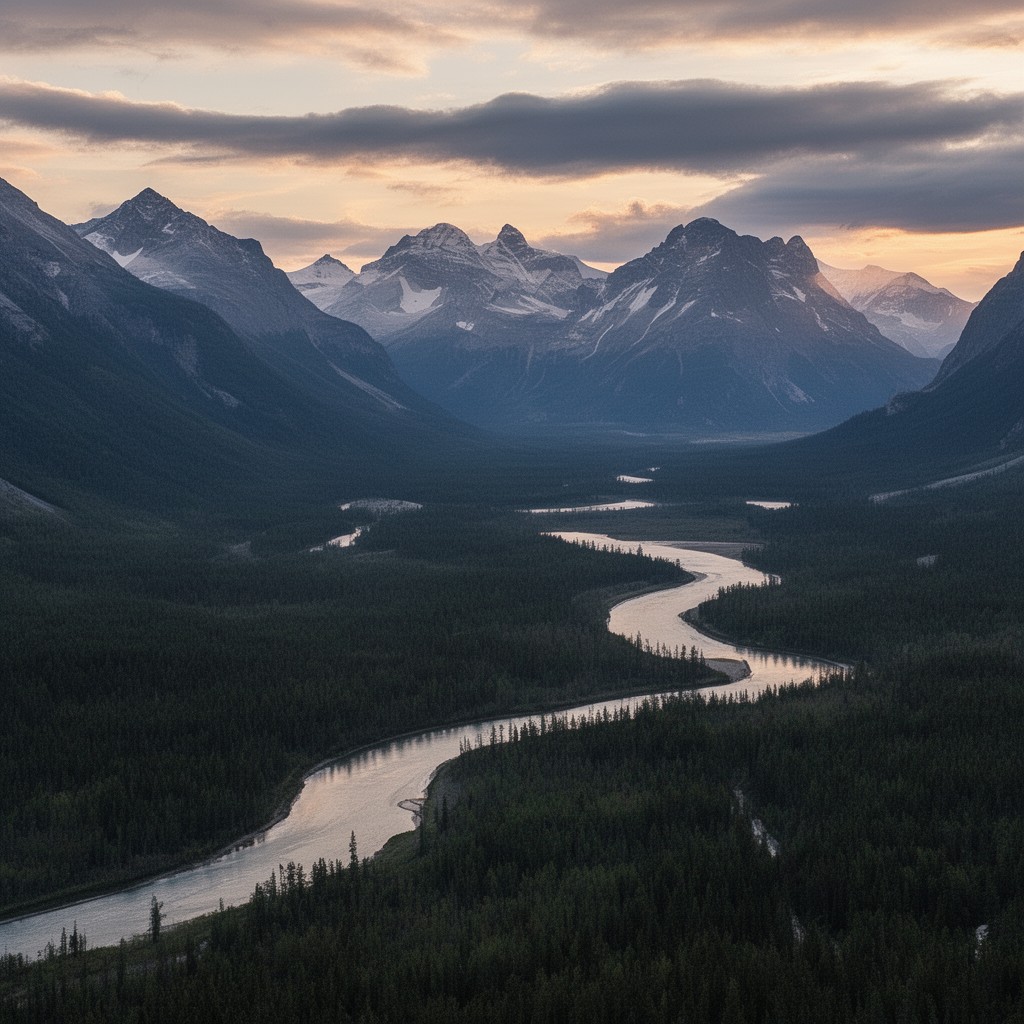 AI-generated illustration of Yukon Territory