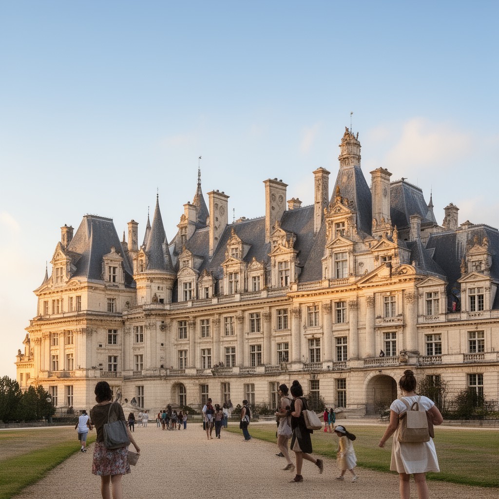 AI-generated illustration of Château de Fontainebleau
