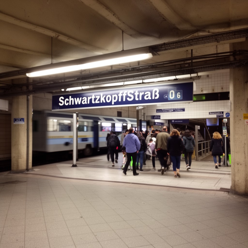 AI-generated illustration of Schwartzkopffstraße