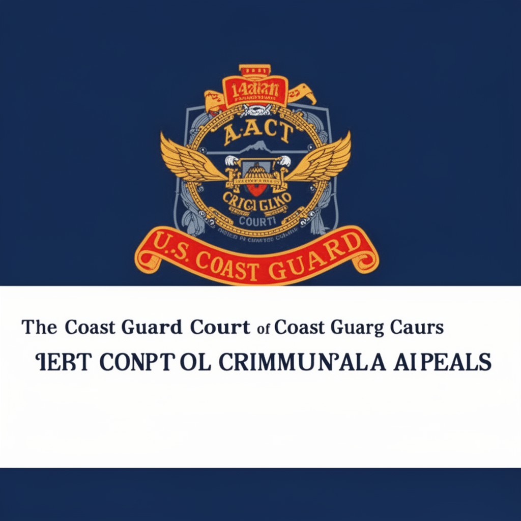 AI-generated illustration of Coast Guard Court of Criminal Appeals