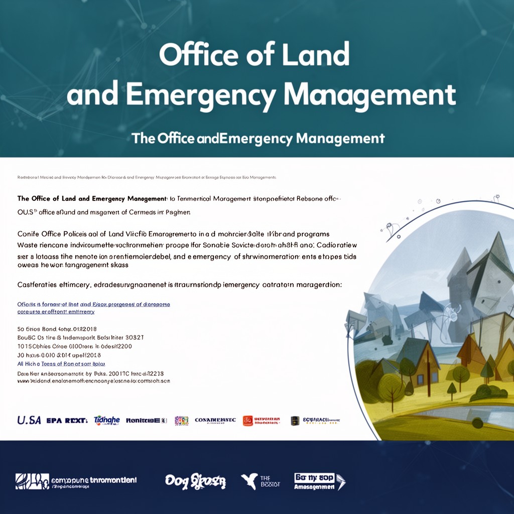 AI-generated illustration of Office of Land and Emergency Management