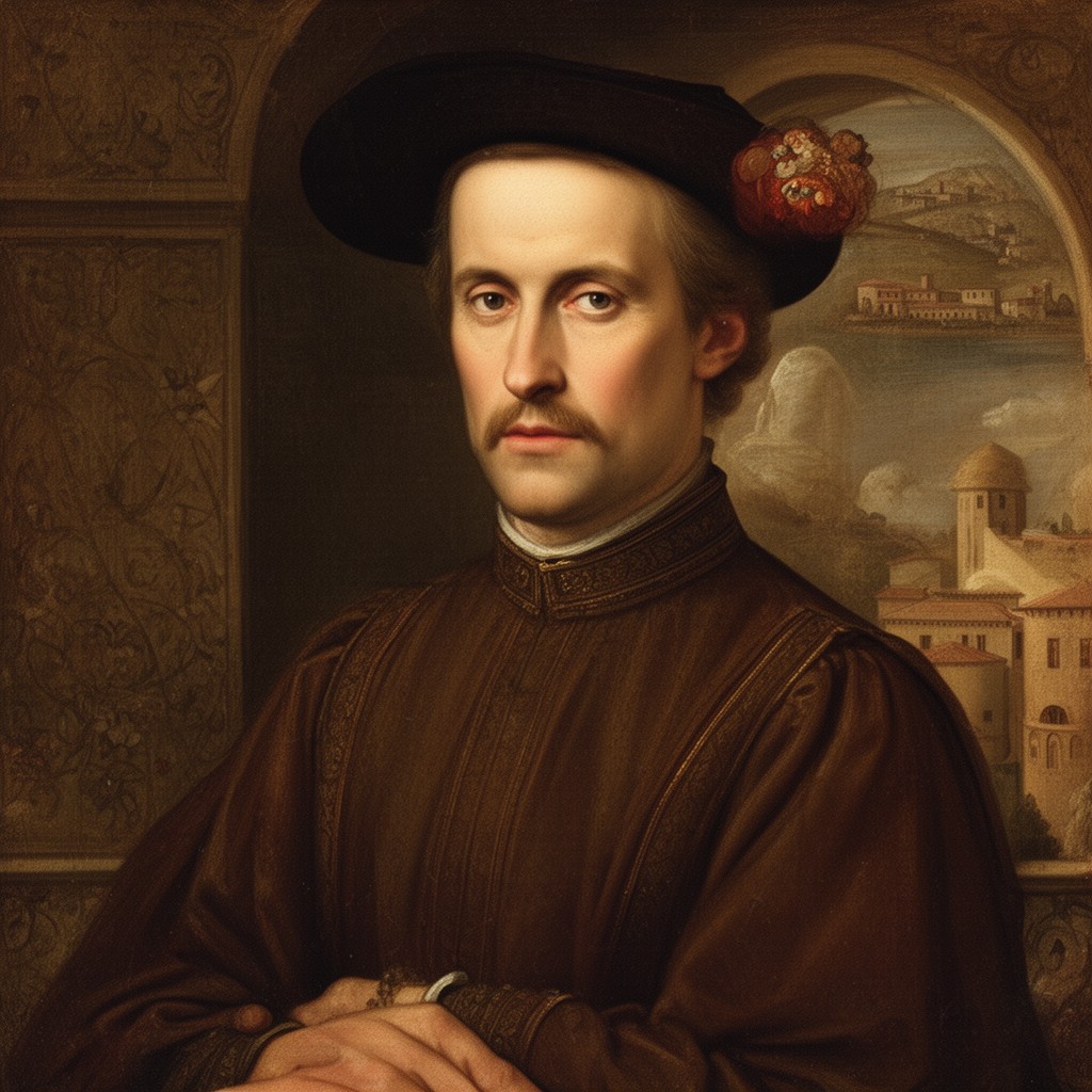 AI-generated illustration of Lorenzo de' Medici