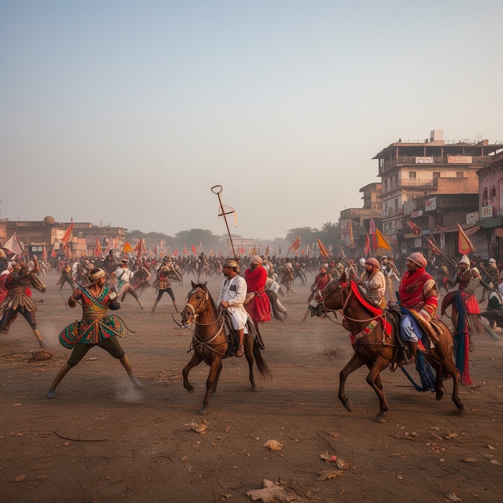 AI-generated illustration of Panipat