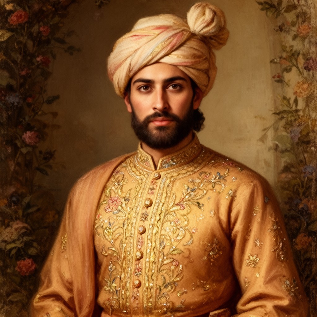 AI-generated illustration of Parviz Mirza