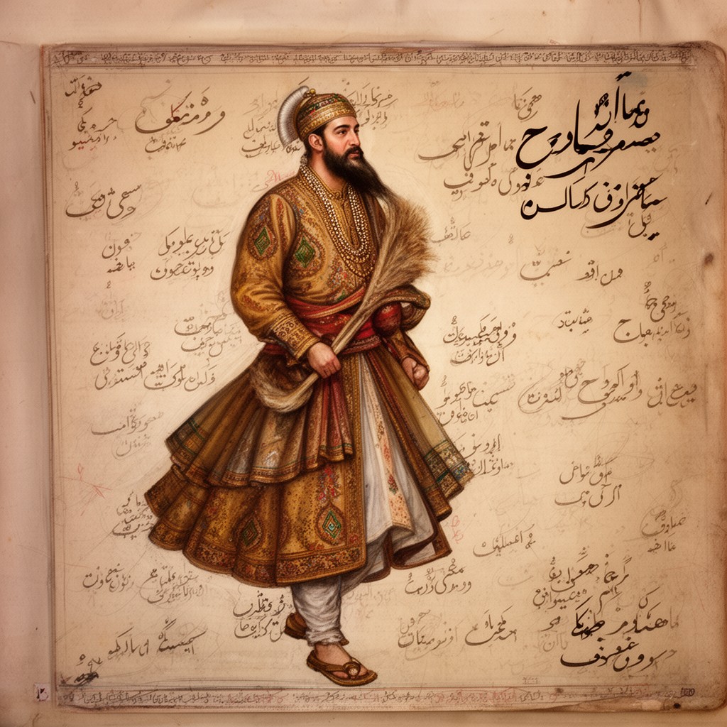 AI-generated illustration of Tuzuk-i-Jahangiri