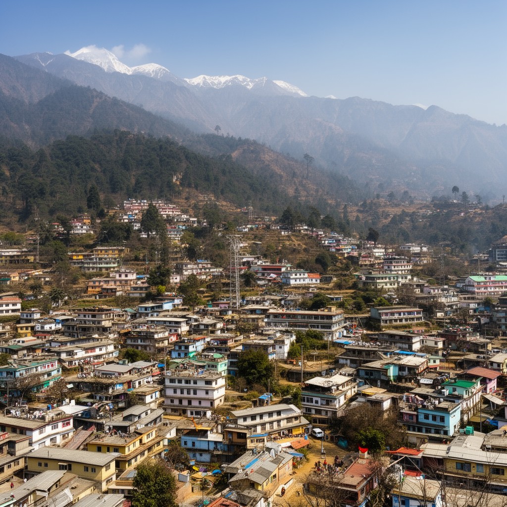 AI-generated illustration of Dharamshala